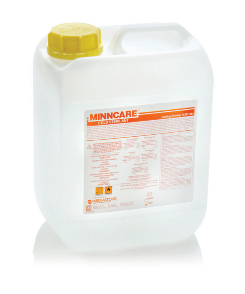 Bottle of Minncare-Surface-Sterilant