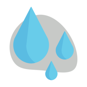 water droplets icon